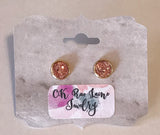 8mm Druzy Studs