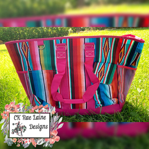 Serape Large Canvas Tote