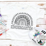 Back to School Coloring Tee