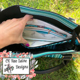 Aqua Serape Purse