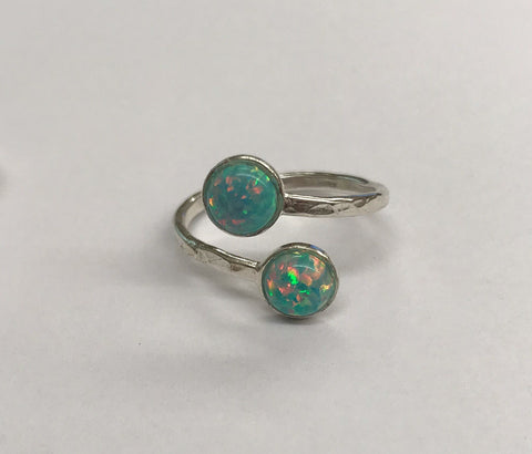 Double Opal Ring