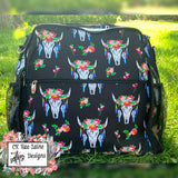 Bull Skull Diaper Bag