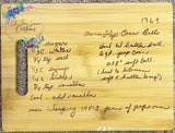 Grandma’s Recipe Cutting Board