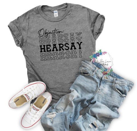 Objection! Hearsay. Tee