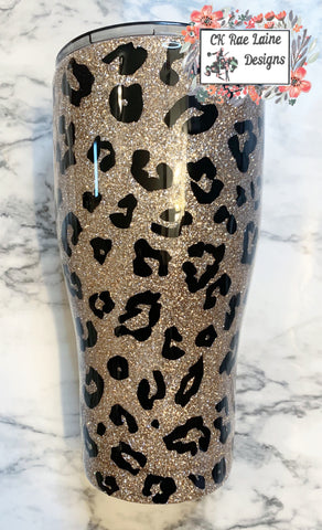 30oz Leopard Tumbler