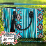 Aqua Serape Purse