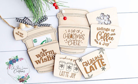 Coffee Card Ornament