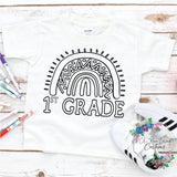 Back to School Coloring Tee